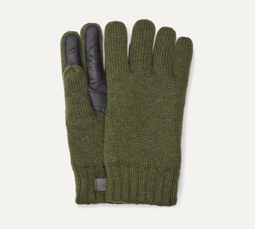 UGG® 公式【 ニット パーム パッチ グローブ|Knit Palm Patch Glove| 191459130162 | メンズ】アグ 公式サイト